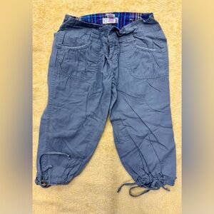 Vintage OP blueish gray junio’s size one shorts
